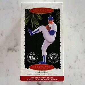 💥4 for $25💥 Hallmark Keepsake Ornament Nolan Ryan - At The Ballpark Series